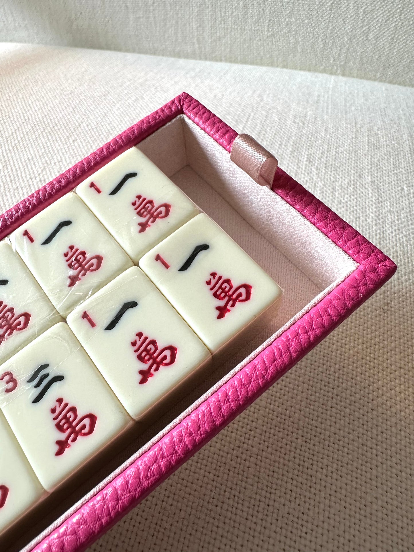 Classic Luxury Mahjong Set comes with personalized MONOGRAM