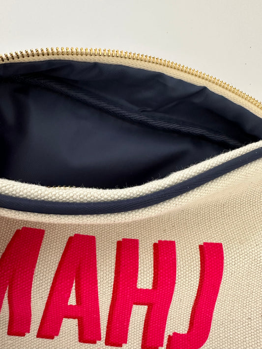 Canvas Preppy with Green game mat: Full travel set with 4 blue racks (one has a magnetic pusher stick to be at shared) (pCopy)